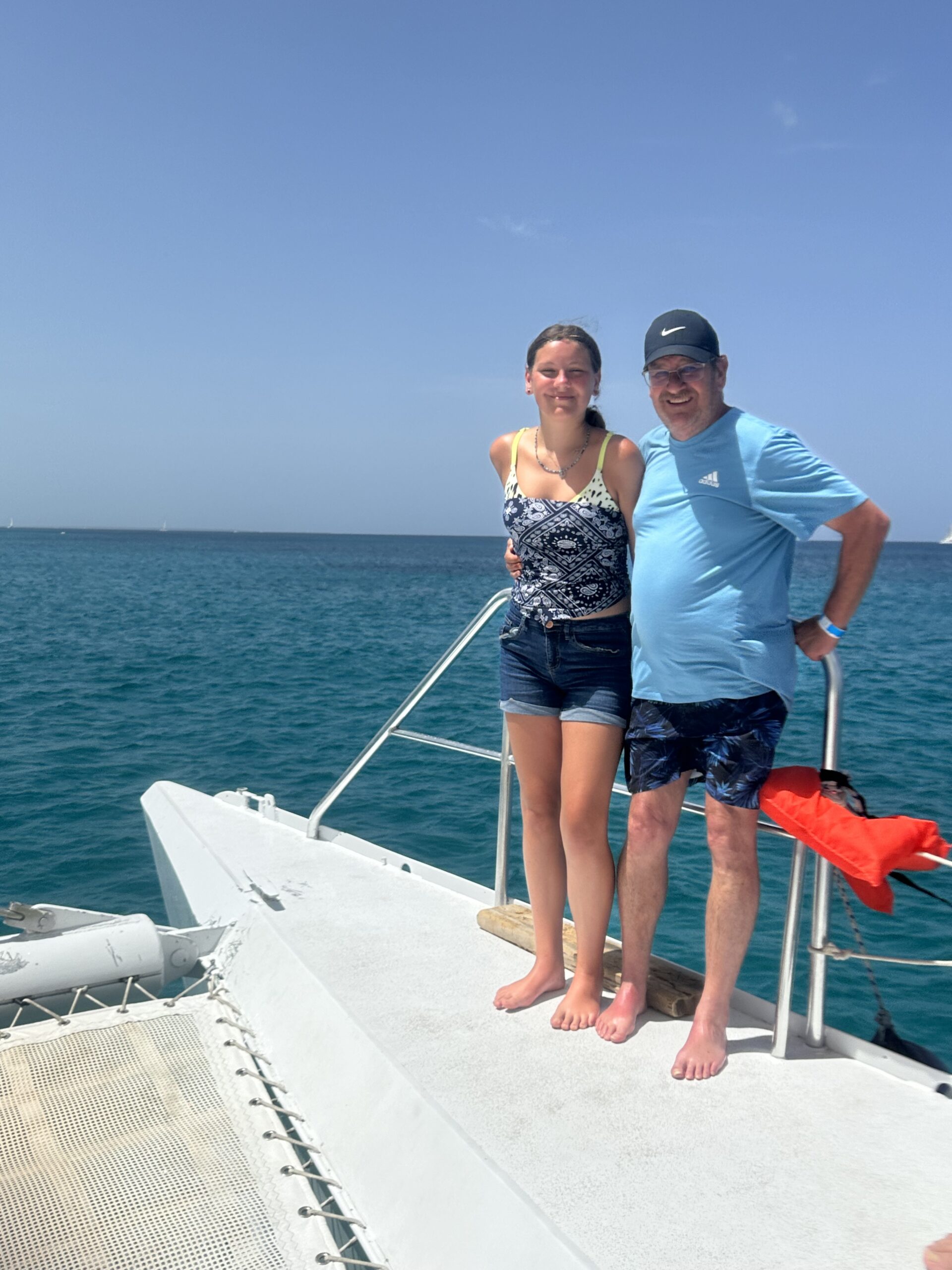 Catamaran to Saona Island