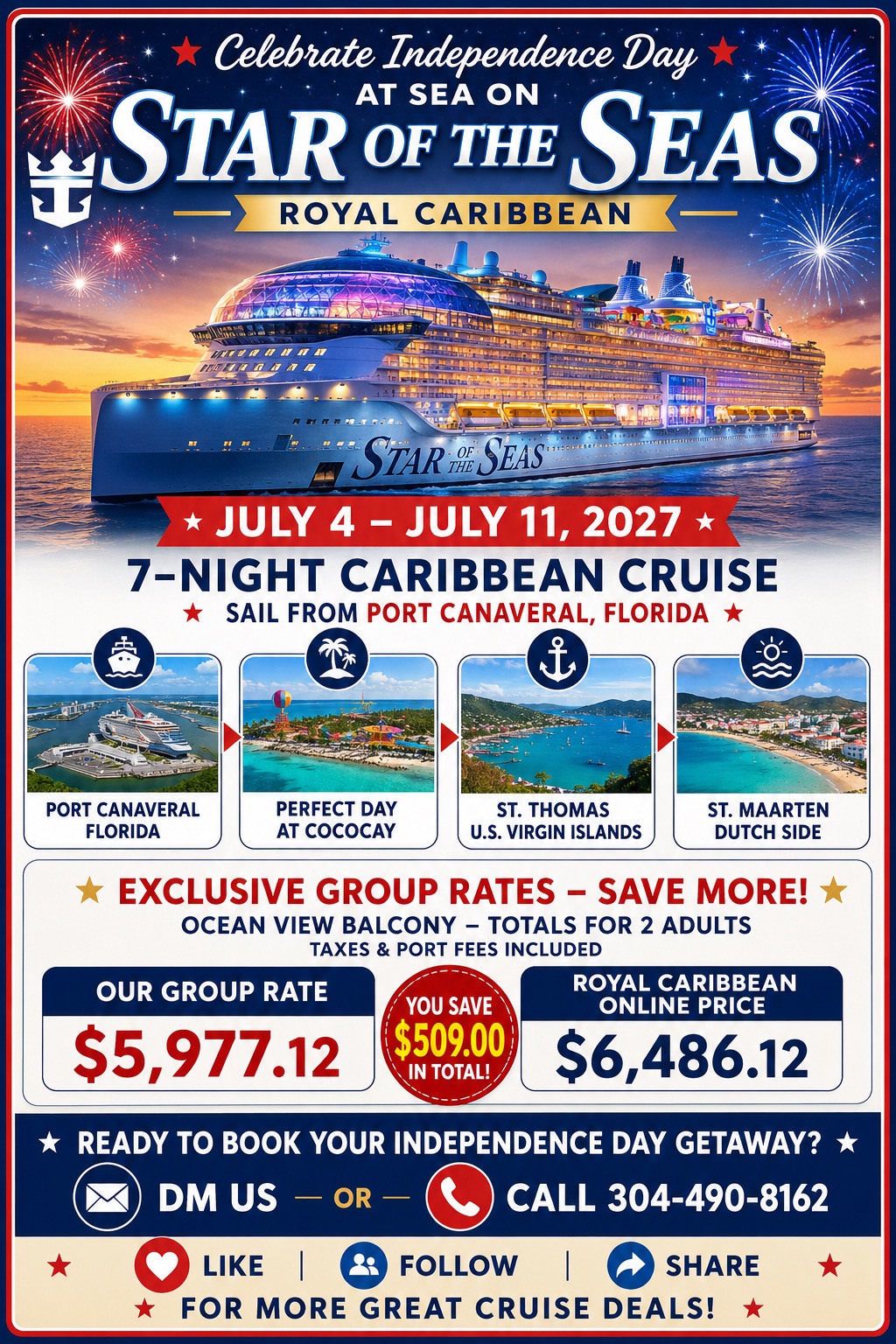 Star of the Seas July 4, 2027